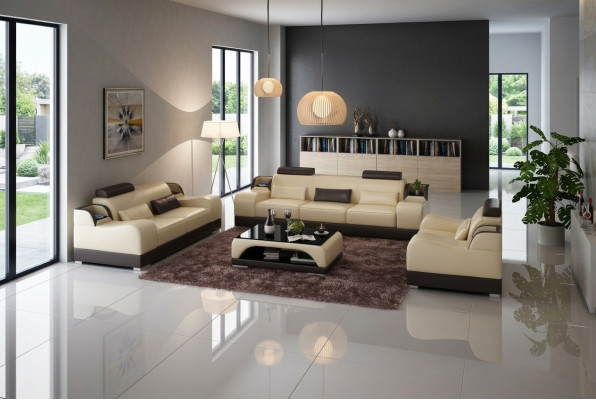 Zestaw sofowy 322 miejsce do siedzenia Zestaw Design Sofa Podkładka Kanapy Kanapa Modern