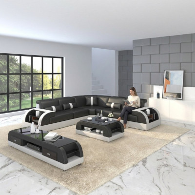 Designerska Sofa Couch Podkładka Żywy krajobraz Narożnikowa kanapa Narożnikowa kanapa Kształt L