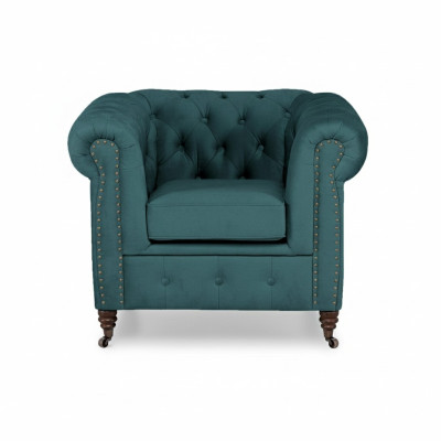 Chesterfield Fotel 1 miejsce siedzące Kanapa Podkładka Sofy Kanapy New Lounge Club