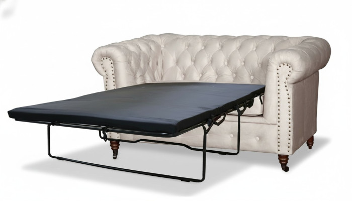 Chesterfield 2 miejsce siedzące Sofa Office Couch z funkcją łóżka Sofy Kanapy Dwumiejscowe
