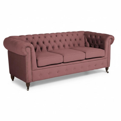 Meble Classic Chesterfield 3 miejsce do siedzenia Sofa Włókienniczy Sofa Materiałowa Noble Design Nowość