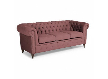 Meble Classic Chesterfield 3 miejsce do siedzenia Sofa Włókienniczy Sofa Materiałowa Noble Design Nowość