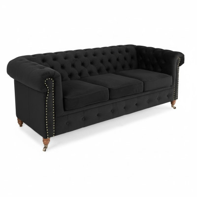 Chesterfield 3 miejsce do siedzenia Sofa Włókienniczy Sofa Materiałowa Noble Design Meble Klasyczne Nowe