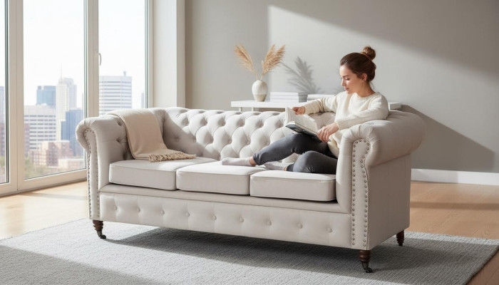 Chesterfield Zestaw sofowy 3+2 miejsce do siedzenia Design Couch Podkładka Sofa Ustawić Zestaw Nowy