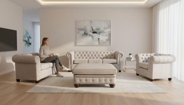 Zestaw sofowy 3+2+1 miejsce do siedzenia Sofa Siedziba Kanapa Podkładka Ustawić Klasyczne kanapy