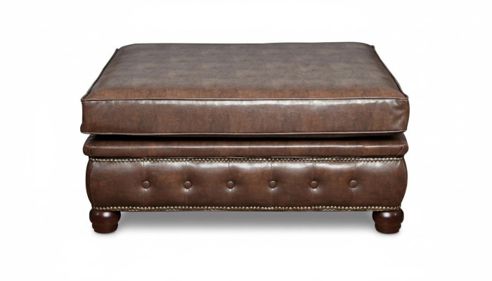 Podnóżek Club Lounge Stołek Chesterfield Włókienniczy Ottoman Design Ottoman Material