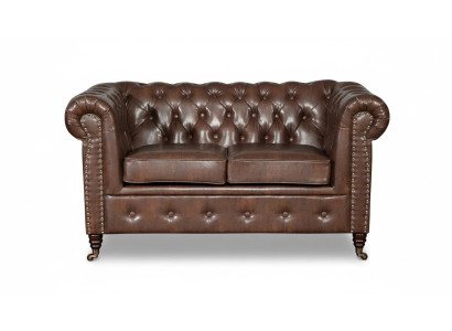 Sofa 2 miejsce do siedzenia Design Sofy Podkładka Modern Siedziba Materiał Dwumiejscowa Skóra Nowość