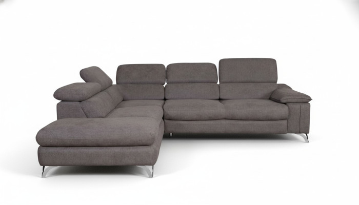 Design Narożnikowa kanapa Funkcja łóżka w kształcie litery L Sofa Skóra Włókiennicza Sofa Wielofunkcyjna