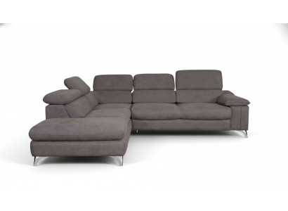 Design Narożnikowa kanapa Funkcja łóżka w kształcie litery L Sofa Skóra Włókiennicza Sofa Wielofunkcyjna