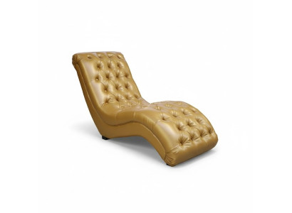 Chesterfield Szezlong Sofa Leżak Leżanka Dekoracja Relaks Leżaki Skóra