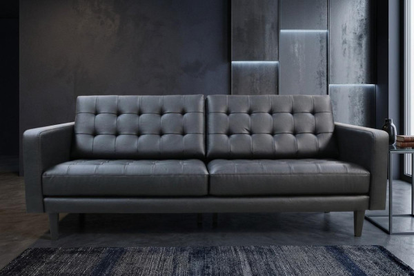 Sofa Kanapa Sofy Podkładka 3 miejsce do siedzenia Skóra Kanapy Obcios Siedziba Design