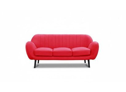 Sofa trzyosobowa Podkładka designerska sofa 3-osobowa Siedziba sofy Pokój Czerwony luksusowe kanapy