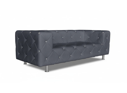 Sofa Trzyosobowa Podkładka Design Sofa Sofa 3-osobowa Siedziba Pokój Chesterfield Szara Nowość