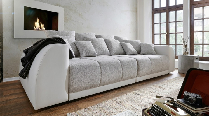 Sofa Kanapa 310cm Podkładka Sofy 5 miejsce do siedzenia Włókienniczy duże kanapy salonowe xxl
