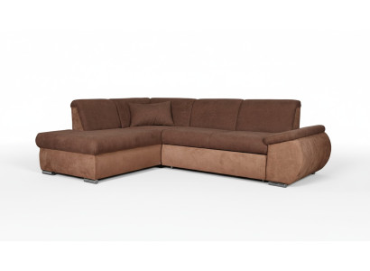 Funkcja łóżka Materiał Narożnikowa kanapa Sofa w kształcie litery L Podkładka Design Couch Włókienniczy