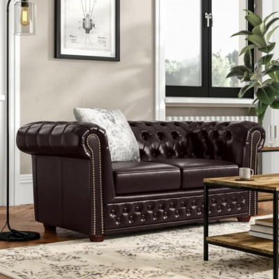 Chesterfield Zestaw sofowy 2+1 miejsce do siedzenia Design Couch Podkładka Sofy Modern