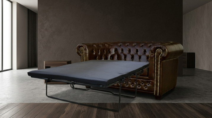 Sofa 2 miejsce do siedzenia Couch Design Podkładka Modern Skóra Materiał Funkcja łóżka Dwumiejscowego