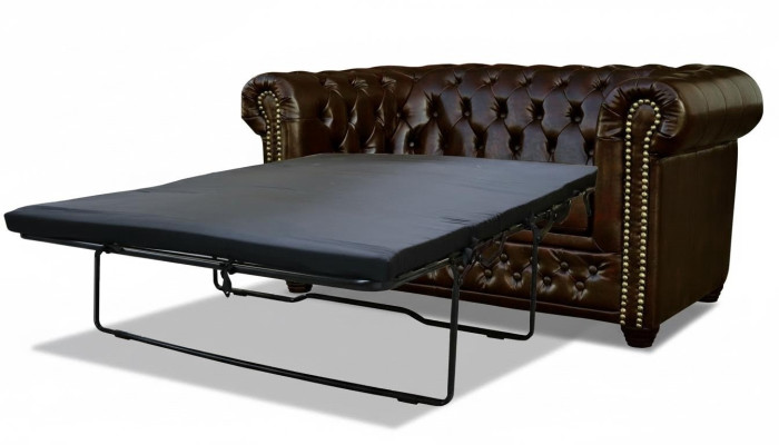 Sofa 2 miejsce do siedzenia Couch Design Podkładka Modern Skóra Materiał Funkcja łóżka Dwumiejscowego