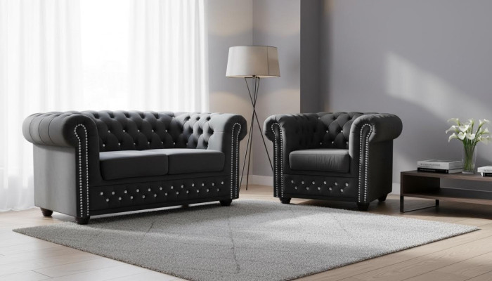 Zestaw sofowy 2+1 miejsce do siedzenia Sofa Siedziba Couch Podkładka Ustawić Modern Couches Nowość
