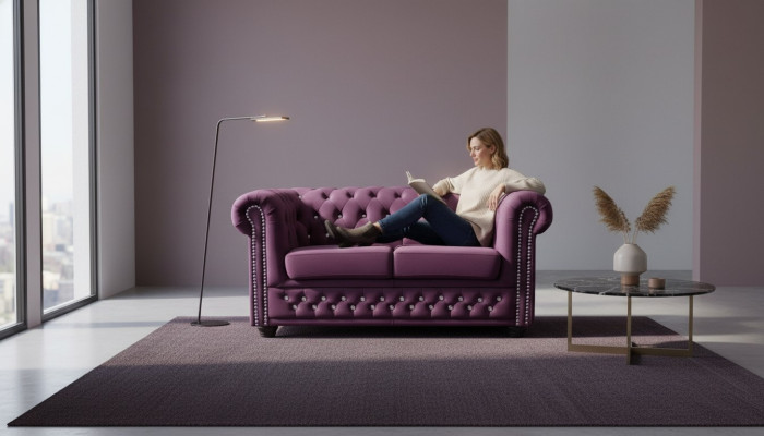 Chesterfield Zestaw sofowy 2+1 miejsce do siedzenia Design Couch Sofa Ustaw Zestaw Nowy