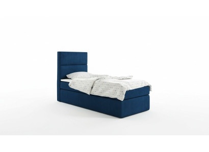 Łóżko Box Spring Blue Design Łóżko Big Podkładka Hotel Marriage Luksusowe łóżko 80x200cm Nowość