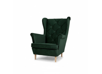 Chesterfield Fotel TV Kanapa 1 miejsce do siedzenia Sofa Materiał Włókienniczy uszyFotel