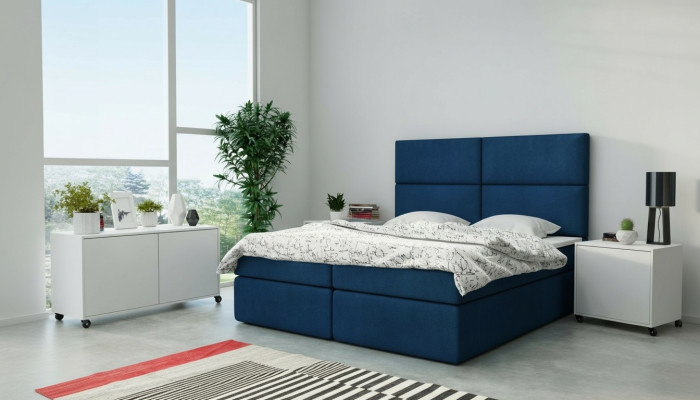 Łóżko tapicerowane Design Łóżko Sypialnia Włókienniczy Skóra Podkładka Łóżko Hotelowe Boxspring