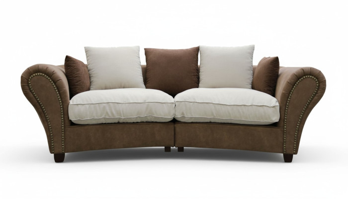 Sofa 4 miejsce do siedzenia sofy materiałowe luksusowe kanapy kanapy duże Podkładka Lümmel 265cm