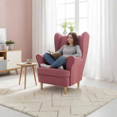Fotel Club Lounge Projektant Lehn Krzesło Podkładka Sofa 1 miejsce siedzące TV Włókienniczy