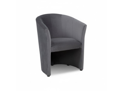 Fotel Club Lounge Design Lehn Krzesło Podkładka Sofa 1 miejsce siedzące TV Czarny