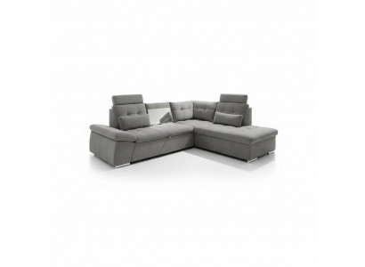 Design Narożnikowa kanapa Sofa rozkładana w kształcie litery L Funkcja łóżka Podkładka rozkładana sofa Włókienniczy