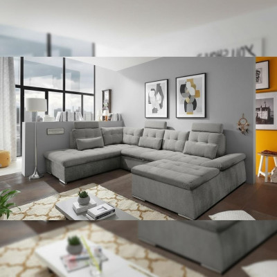 Narożnikowa kanapa Kształt U Sofa Żywy krajobraz Ustawić funkcję łóżka Podkładka Design