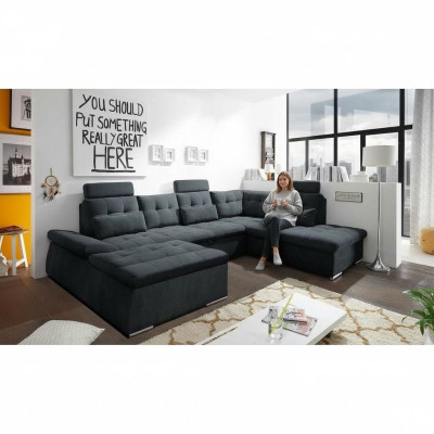 Narożnikowa kanapa UForm Sofa Żywy krajobraz Ustawić Podkładkę funkcji łóżka Sofa rozkładana