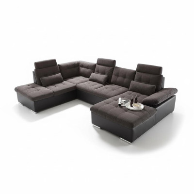 Narożnikowa kanapa Kształt U Sofa Żywy krajobraz Ustawić funkcję łóżka Design Podkładka