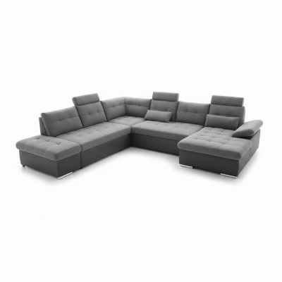Design Narożnikowa kanapa Materiał w kształcie litery L Funkcja łóżka Couch Podkładka Narożnik Modern