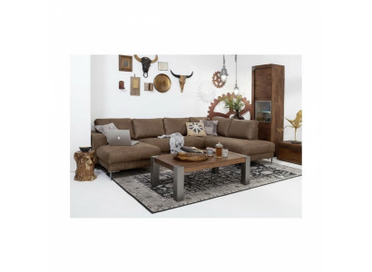 Narożnik Narożnikowa kanapa Kształt U Żywy krajobraz Sofa Couch Podkładka Ustawić Vintage