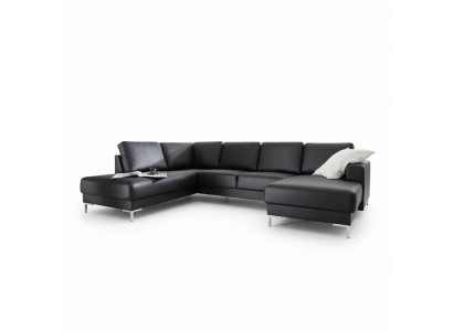 Narożnikowa kanapa Sofa Kanapa Podkładka Żywy krajobraz Deko Skóra Narożnik Sofy Ustawić
