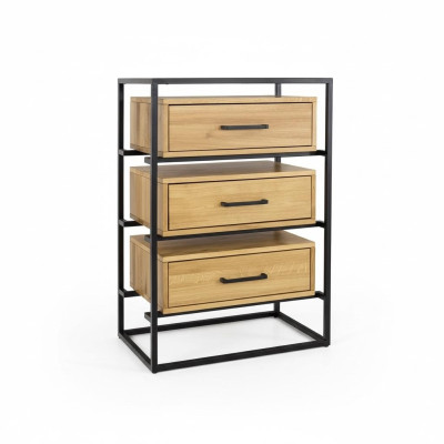 Designerski Loft Kredens Kredens Szafa Living Pokój Półka Luxury Metal Komody