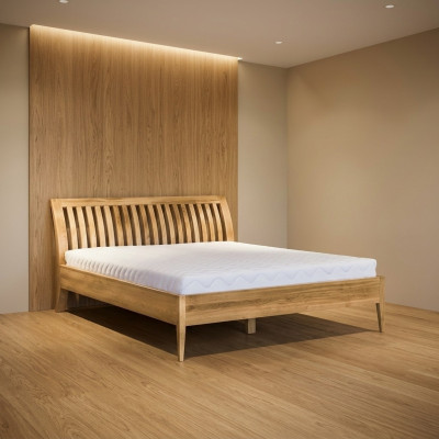 Łóżko Design Luksusowe łóżko hotelowe Małżeństwo 180x200cm Pokój do spania Double Massive Meble