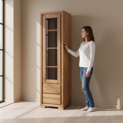 Klasyczne Witryny Szafa Gablota Salon Szafki Design Oryginalne Drewno