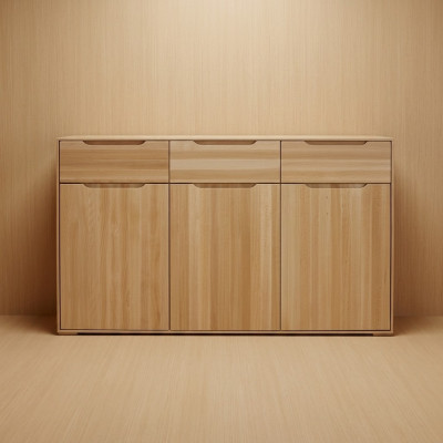 Design Solidne drewno Kredens Komody Szafa Prawdziwe drewniane szafki kredens Szafa