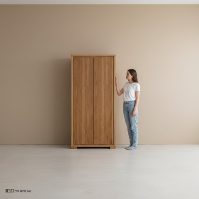 Sukienki Szafa Designerskie Szafy Solidny Drewno Praca fizyczna Szafki Meble