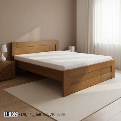 Łóżko Drewniane Oryginalne Drewno Łóżko Hotel 200x200 Style Massive Meble Sypialnia