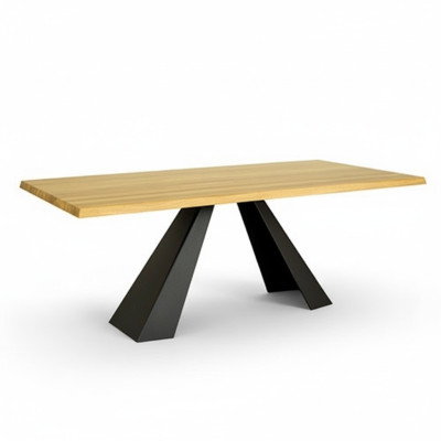 Stół obiadowy Drewno stoły Living Jadalnia Pokój Tabela Solidne drewno 240x100cm Stoły do ​​jadalni Solidny