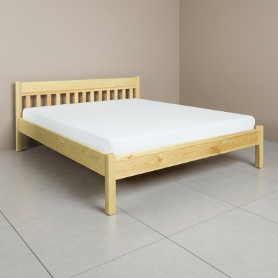 Solidne drewno Łóżko 180x200 Podwójne łóżko sosnowe Solidny Hozbett łóżko z litego drewna 180x200