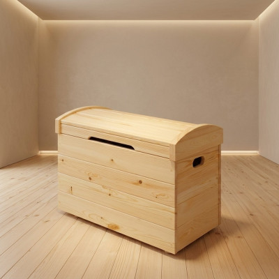 Deko Box Lite drewno Meble Drewno Meble Praca fizyczna Schatule Skrzynia Prawdziwe drewno 90x55cm