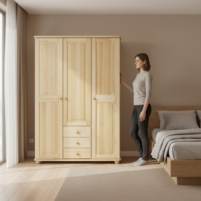 Sukienki Szafa Design Szafy Solidny Drewno Massive Meble Szafki Nowe