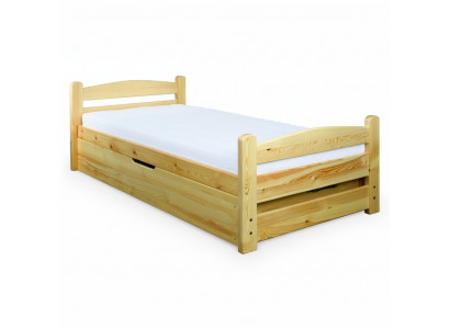 Sypialnia Łóżko Drewniane Oryginalne Drewno Łóżko Łóżko Hotel 90x200 Style Massive Meble