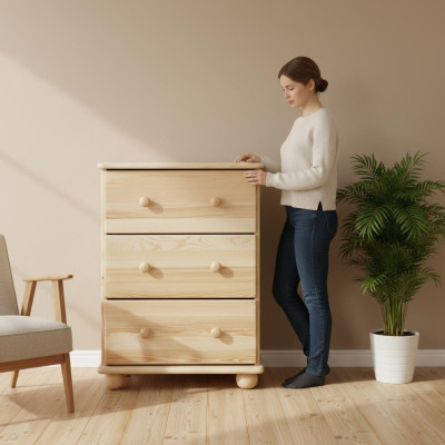 Design Stolik nocny szafka nocna Kredens Lite drewno Meble Drewno Meble Praca fizyczna Nowość