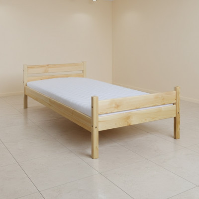 Łóżko jednoosobowe łóżko sosnowe sosna Lite drewno łóżko drewniane 100x200 rama łóżka Drewno